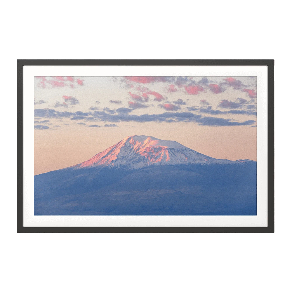 Art Photograph with Great Ararat in Clouds
