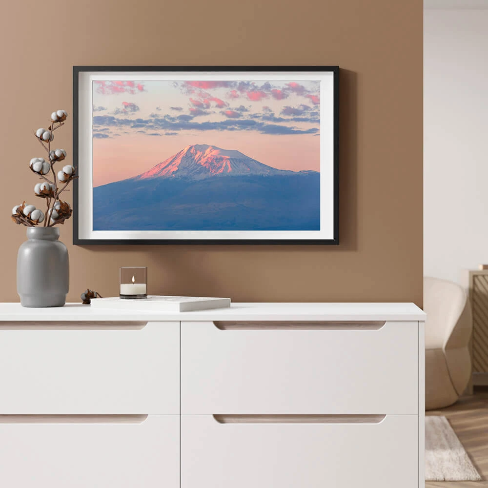 Art Photograph with Great Ararat in Clouds (2)