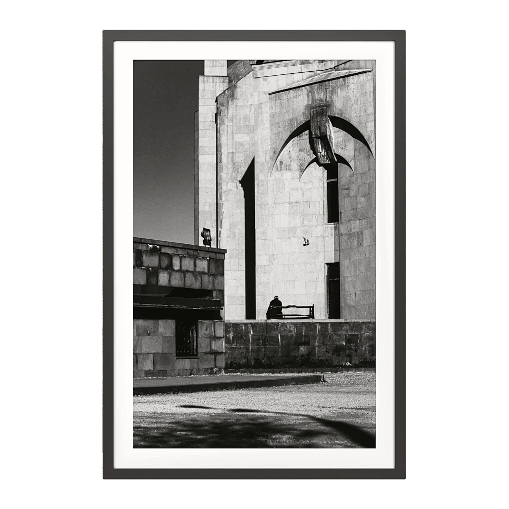 Black and White Art Photograph of Yerevan