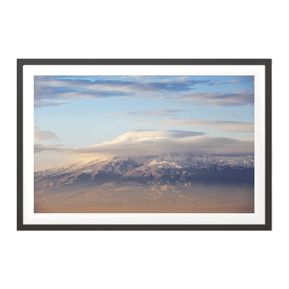 Art Photograph with Great Ararat in Clouds