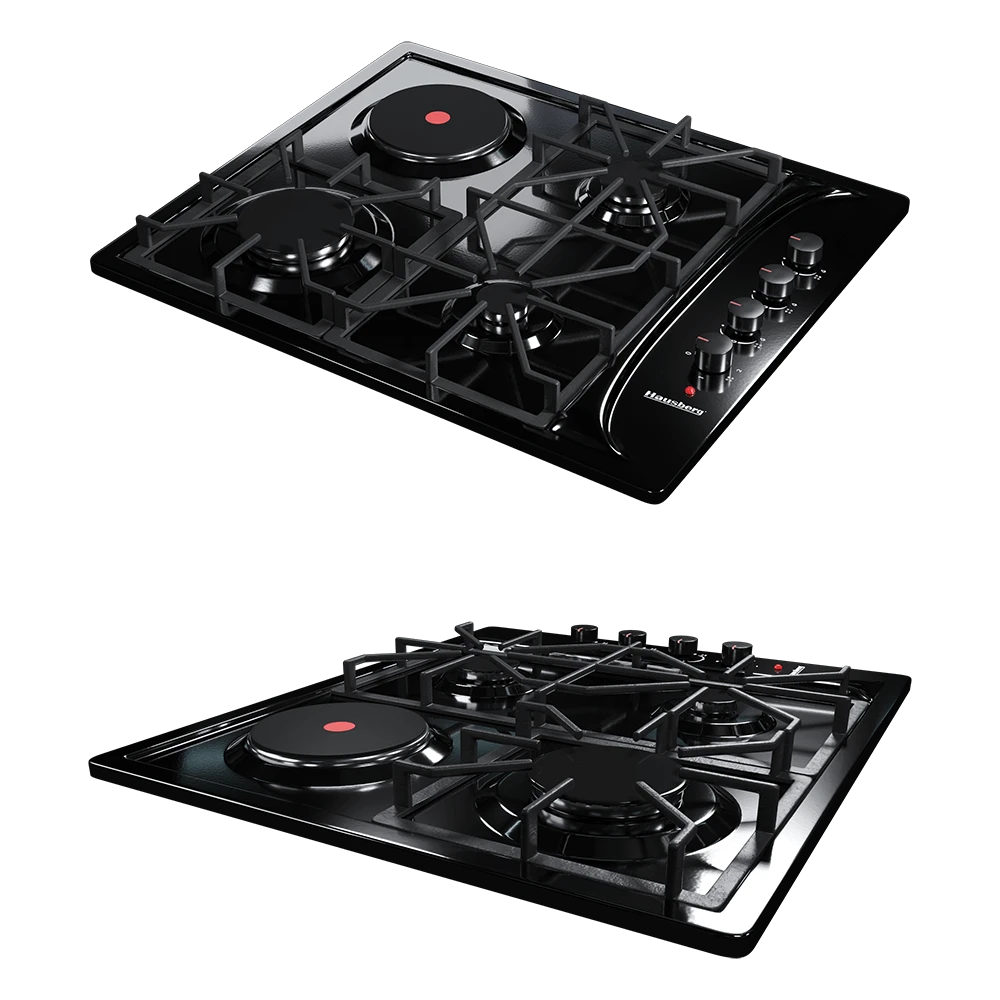 Gas stove Hausberg black by Hausberg