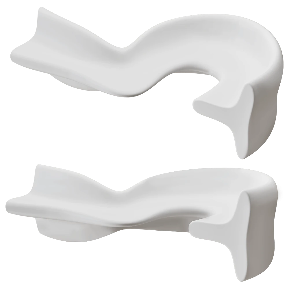 Sculptural Bench Astrini Design City alphabet Letter B