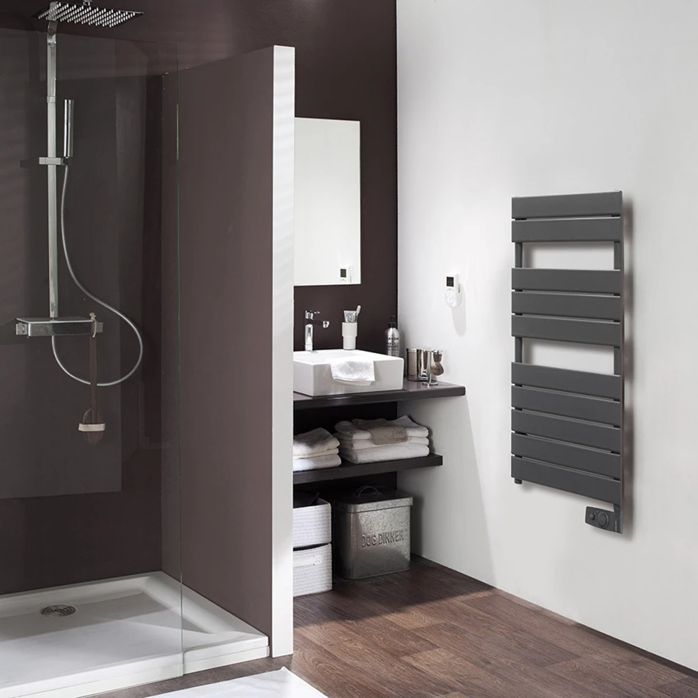 Towel rail GROUPE ATLANTIC Russia Adelis Anthracite 500W (2)