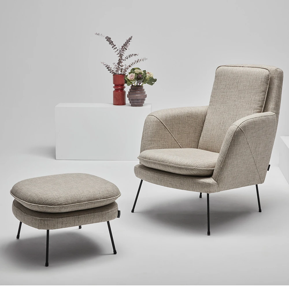 Armchair with pouf Bizzarto Soho (2)