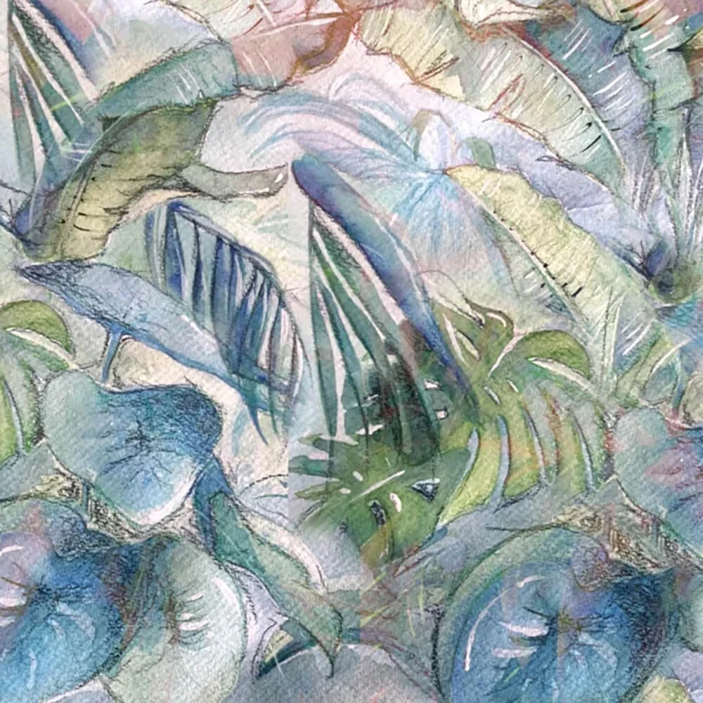 Wallpaper Officinarkitettura Jungla Watercolor