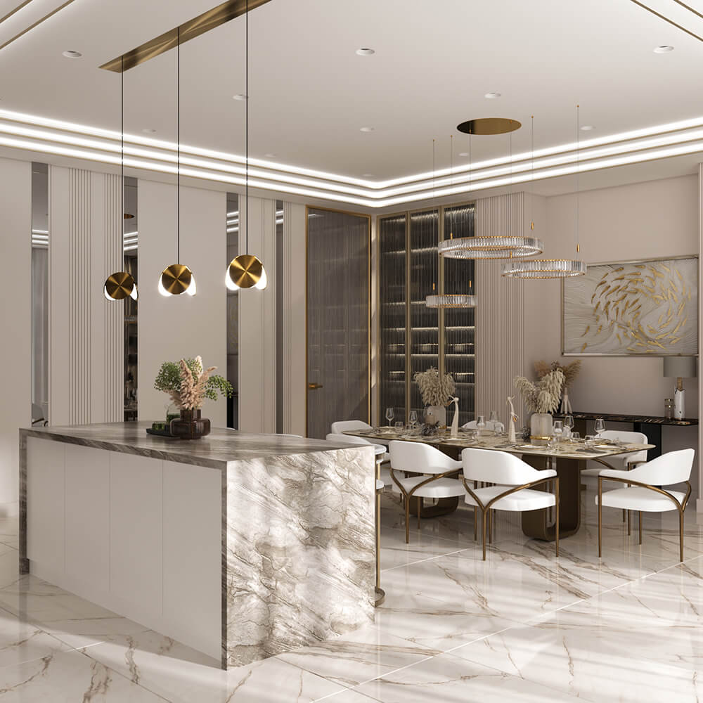 Luxury Kitchen - Download the 3D Scene (37672) | zeelproject.com
