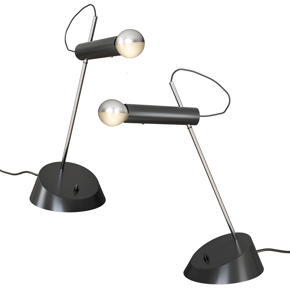 Table lamp Model 566, Astep - Download the 3D Model (38379 ...
