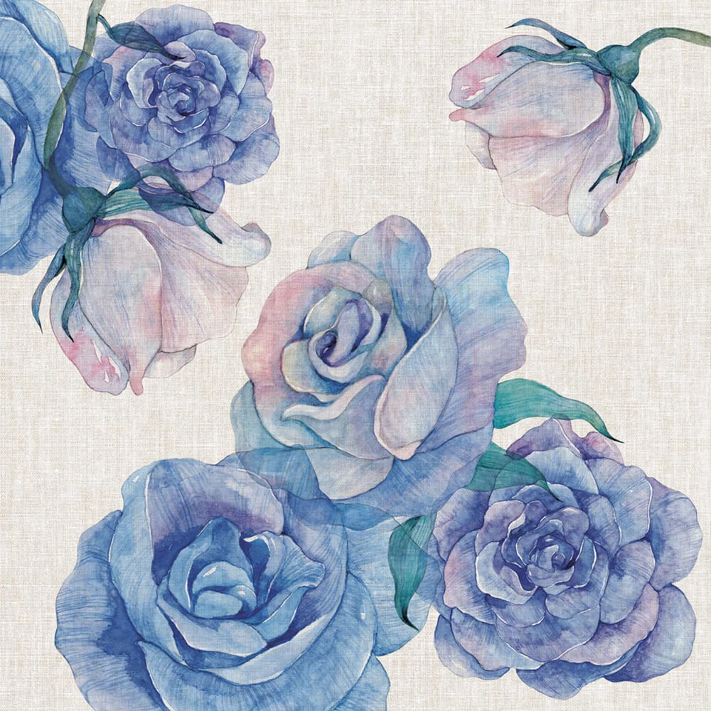 Wallpaper Rimura Watercolor roses