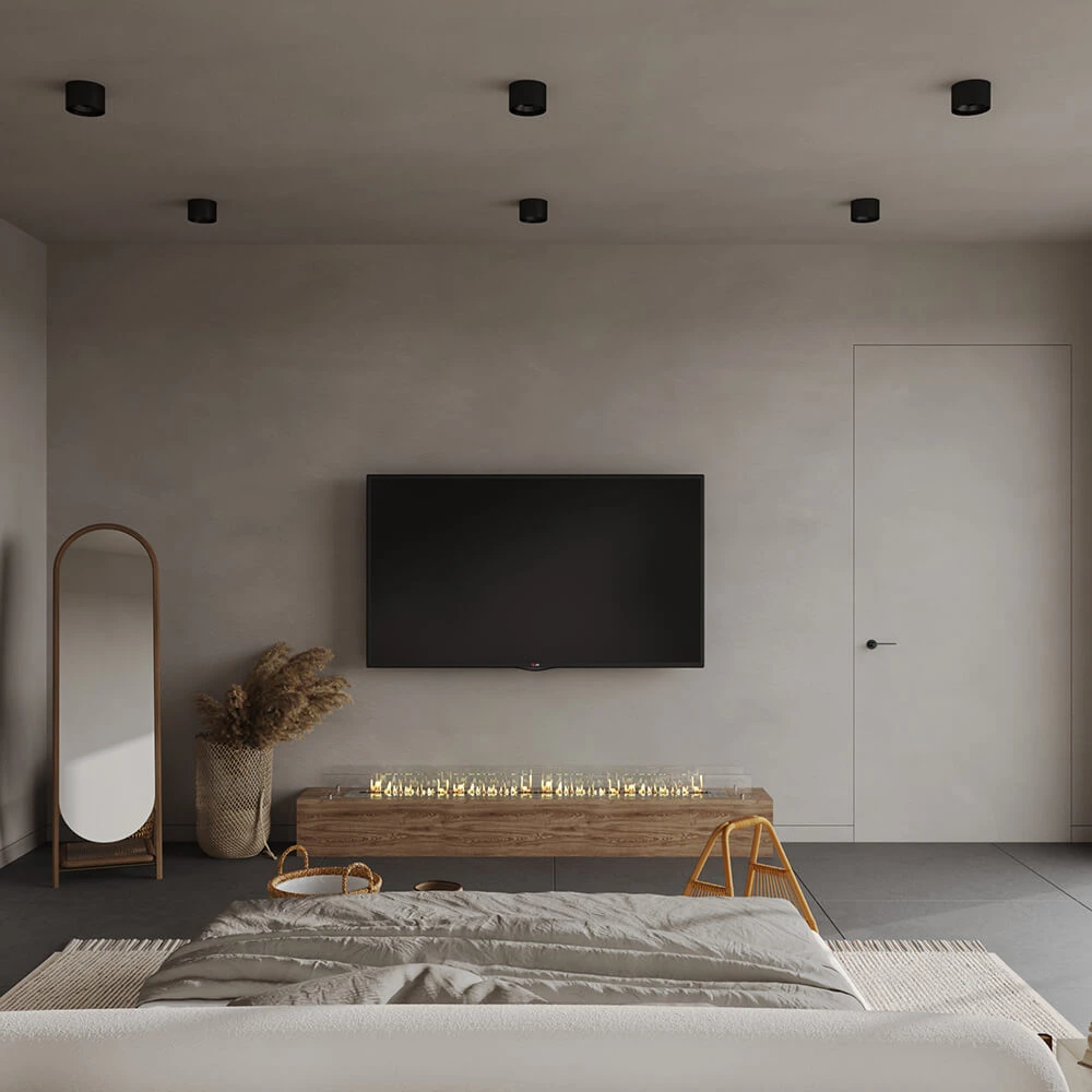 Serene Wabi-sabi Bedroom Interior 3D Scene (7)