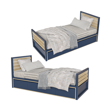 Children bed 02 - Download the 3D Model (20608) | zeelproject.com