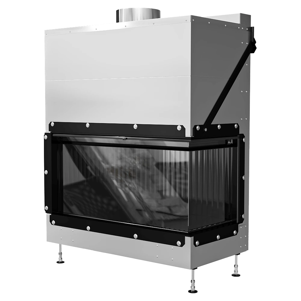 Fireplace Metalfire Ultimate D MF 1050-50 WHE 2S R V20 (2)
