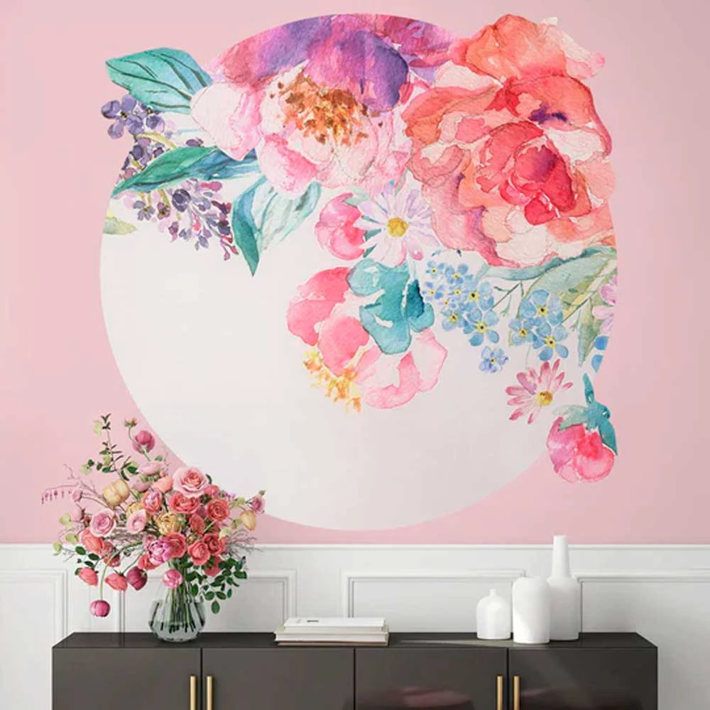 Wallpaper Wall Art Nettare Vivid round (2)