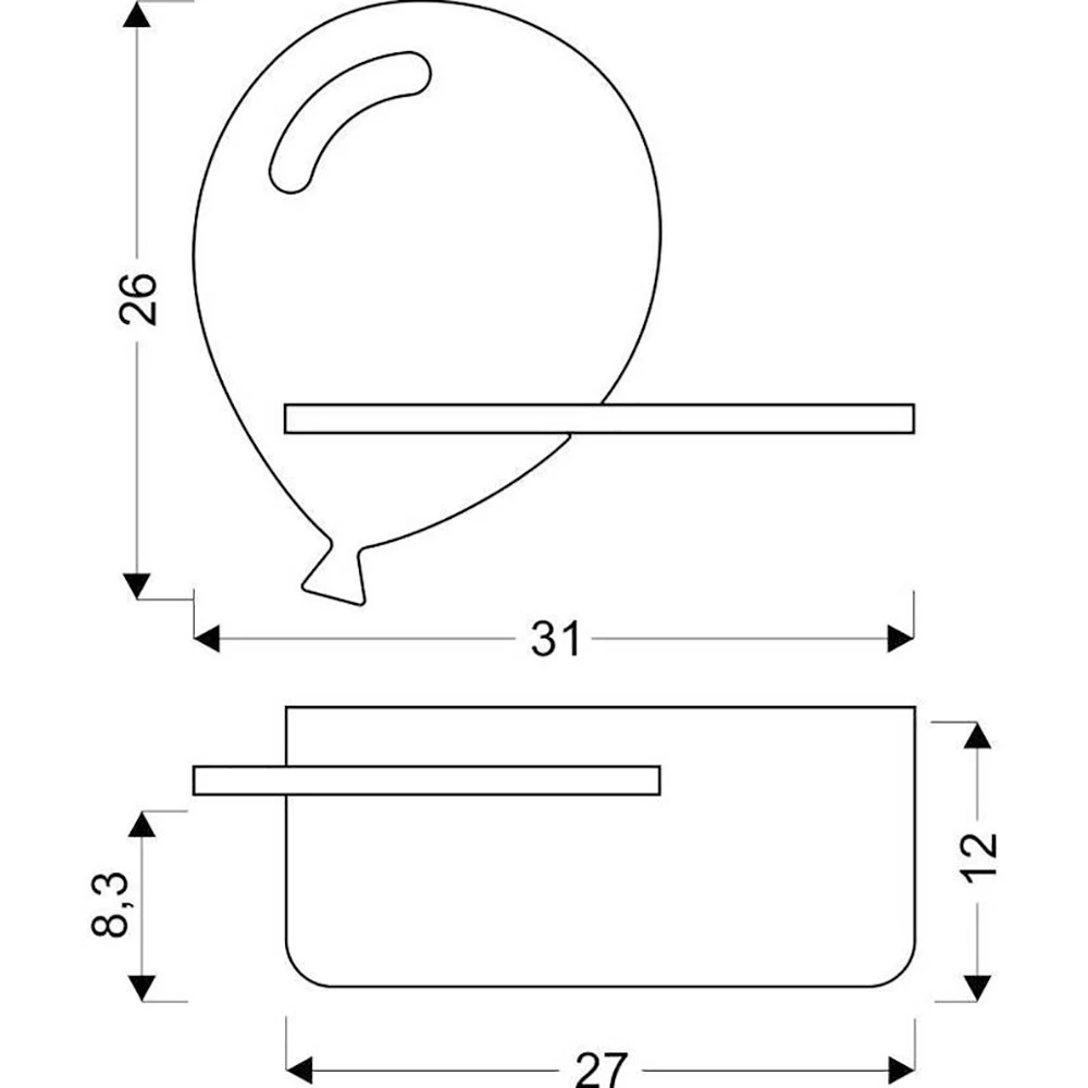 Shelves / Wall light 2