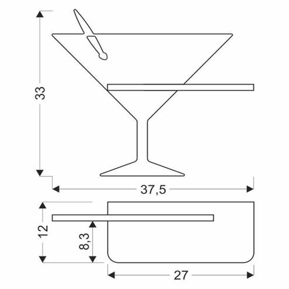 Wall lamp shelf Candellux Lighting Piccolo 21-03577 (2)