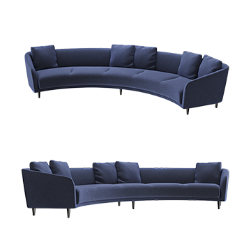 Sofa Heritage Tuscany - Download the 3D Model (18592) | zeelproject.com