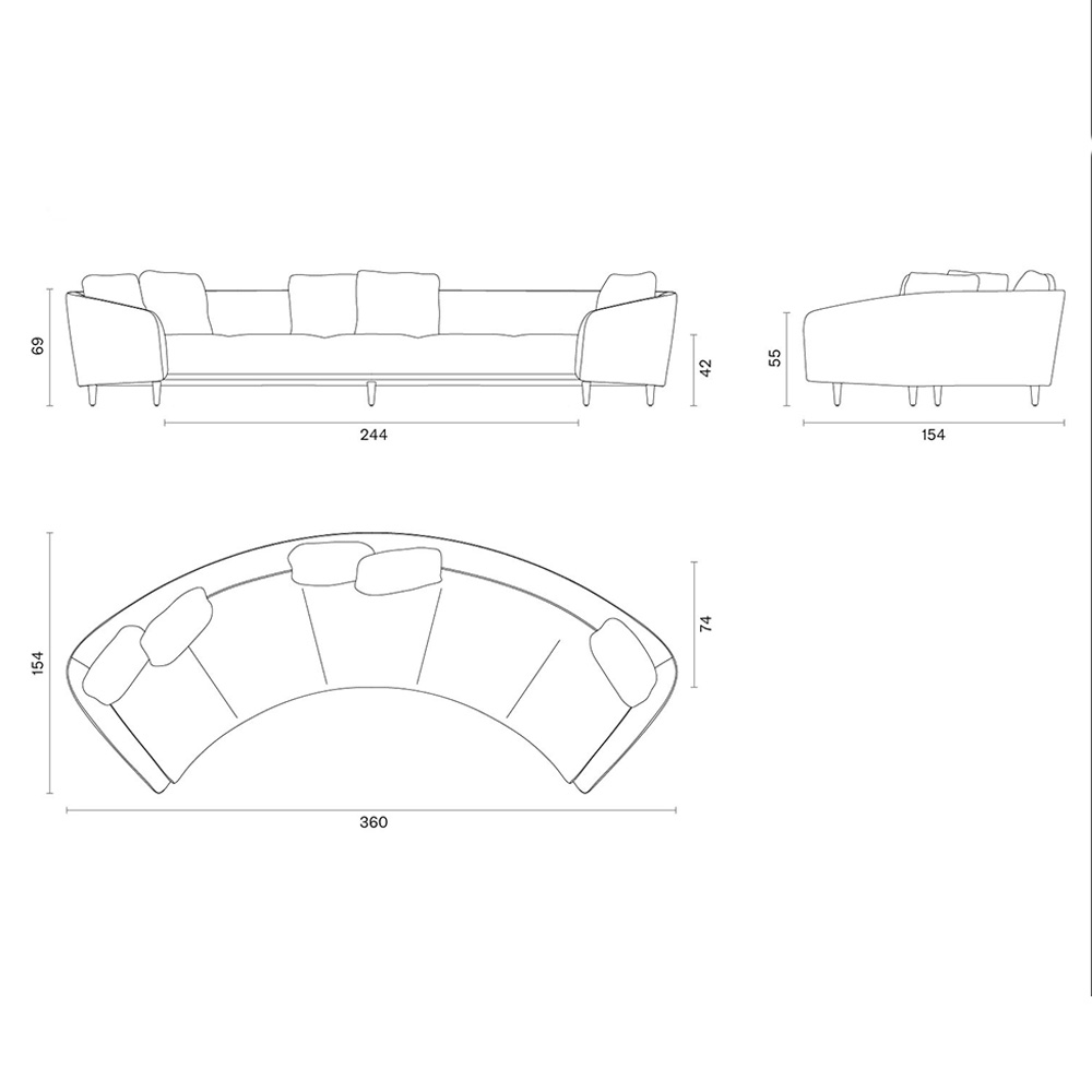Sofa Boom, B&T Design - Download the 3D Model (39435) | zeelproject.com