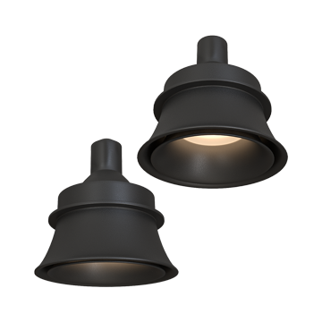Waterproof luminaire DK3016-BK, DENKIRS - Download the 3D Model (39722 ...