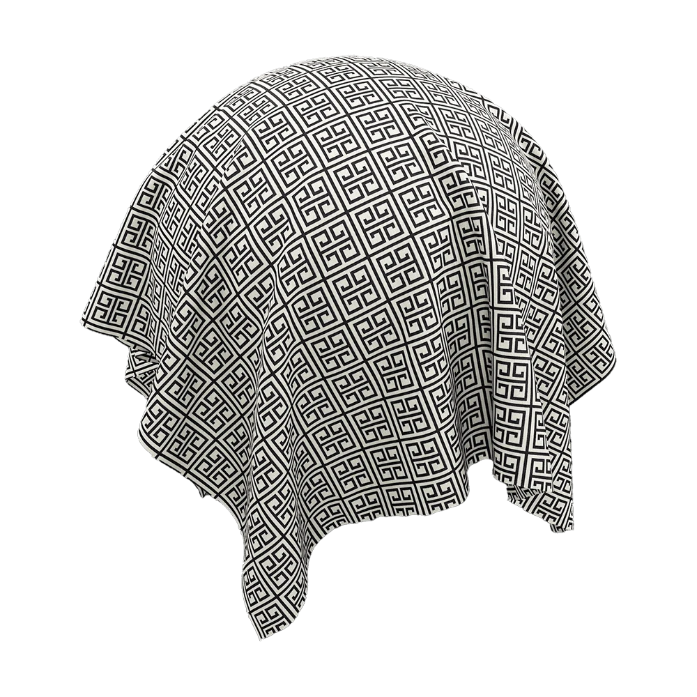 Fabric Texture Twinbru Geometric White Jacquard 2331793