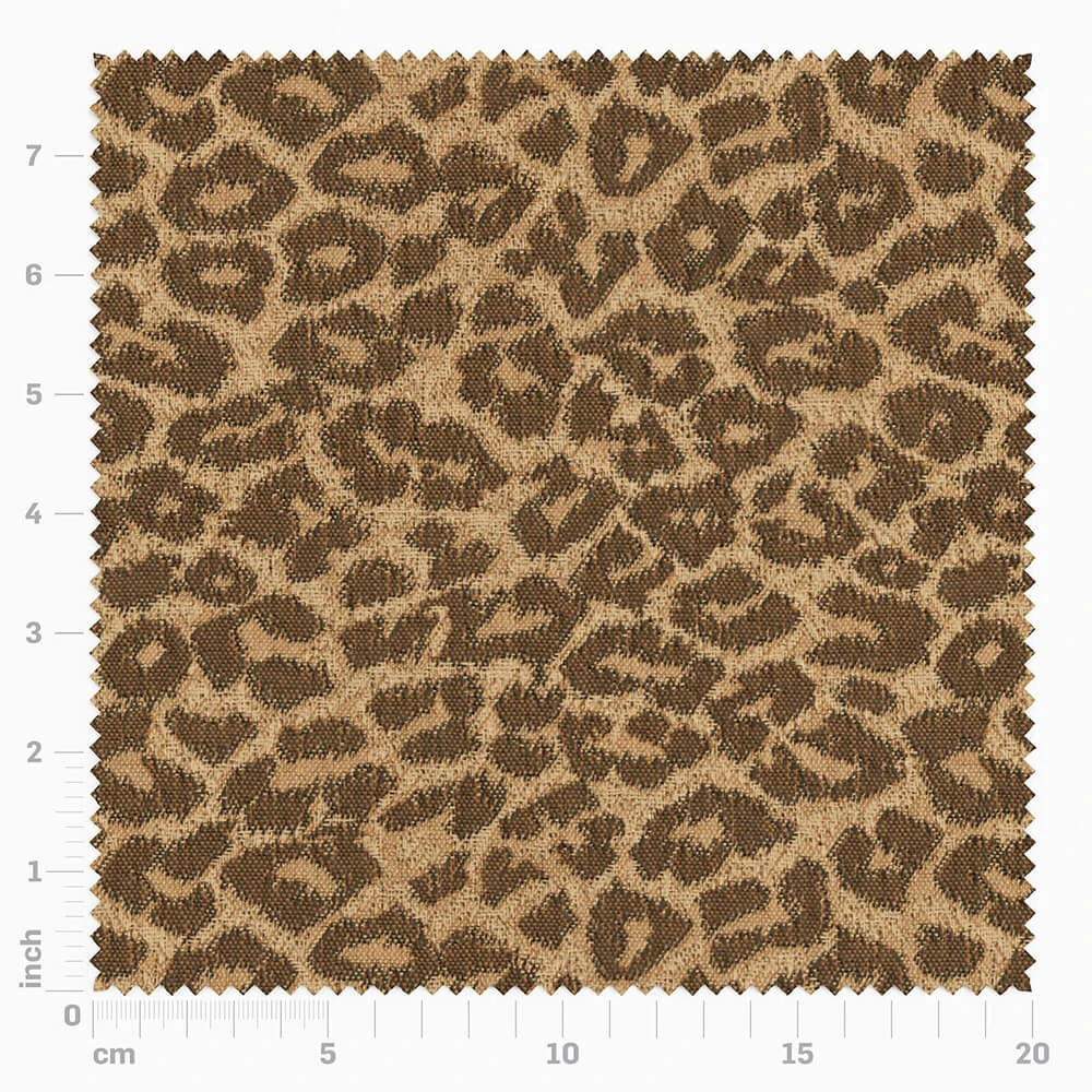 Fabric Texture Twinbru Animal Brown Jacquard 1731832 (3)