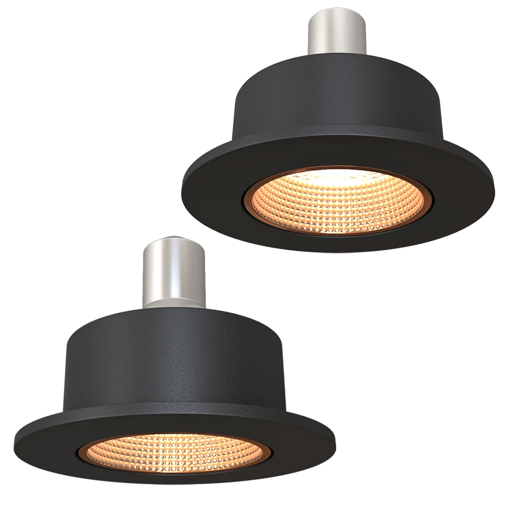 Spot Recessed Luminaire DENKIRS DK3061-BBR