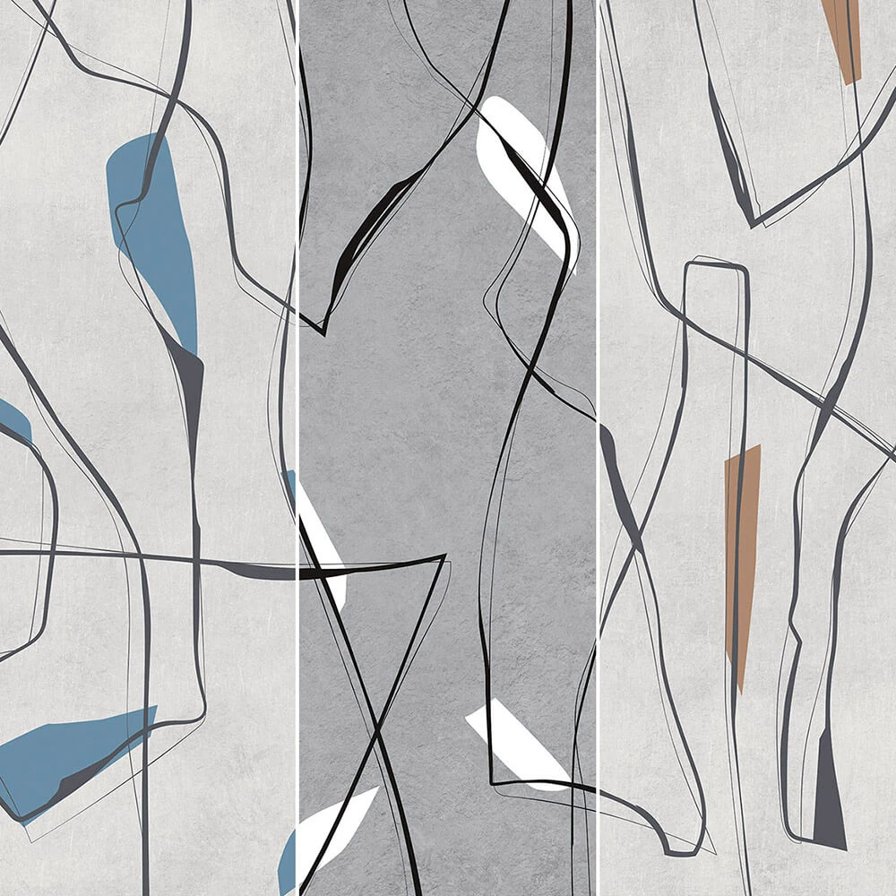 Wallpaper Creativille 828208 abstract lines and spots
