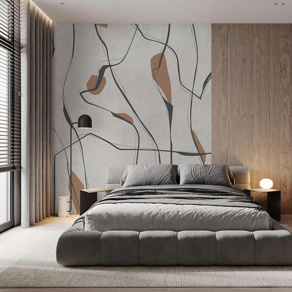 Wallpaper Creativille 828208 abstract lines and spots (2)