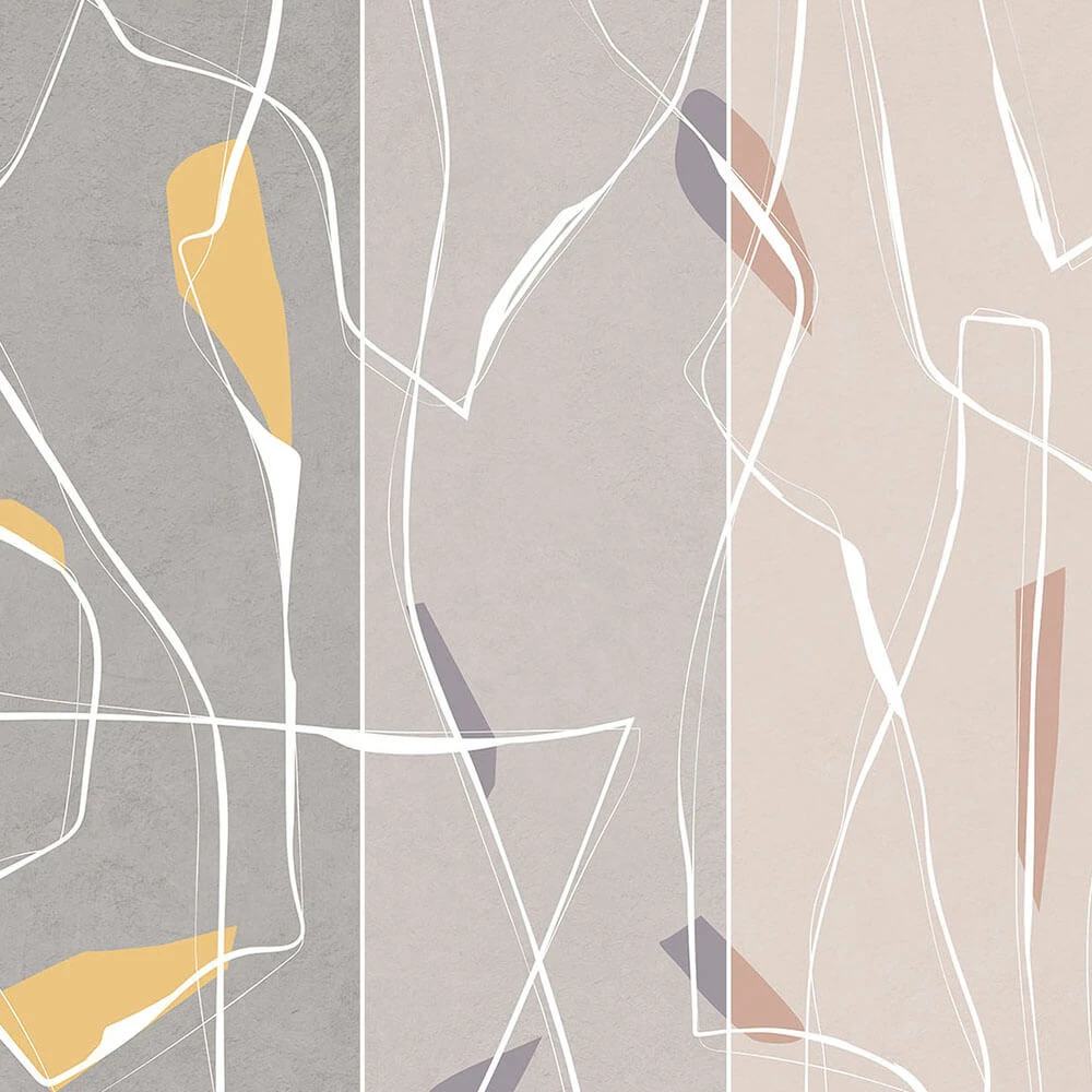Wallpaper Creativille 828220 abstract lines and spots