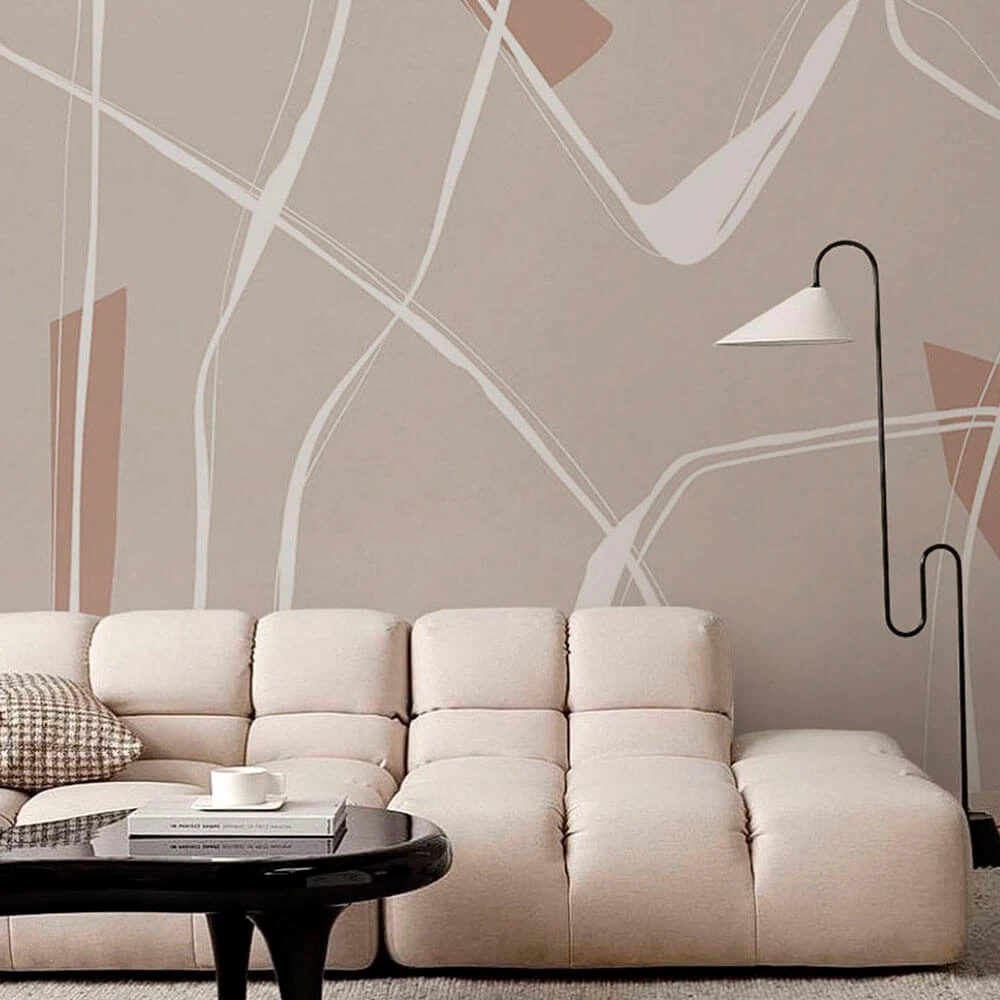 Wallpaper Creativille 828220 abstract lines and spots (2)