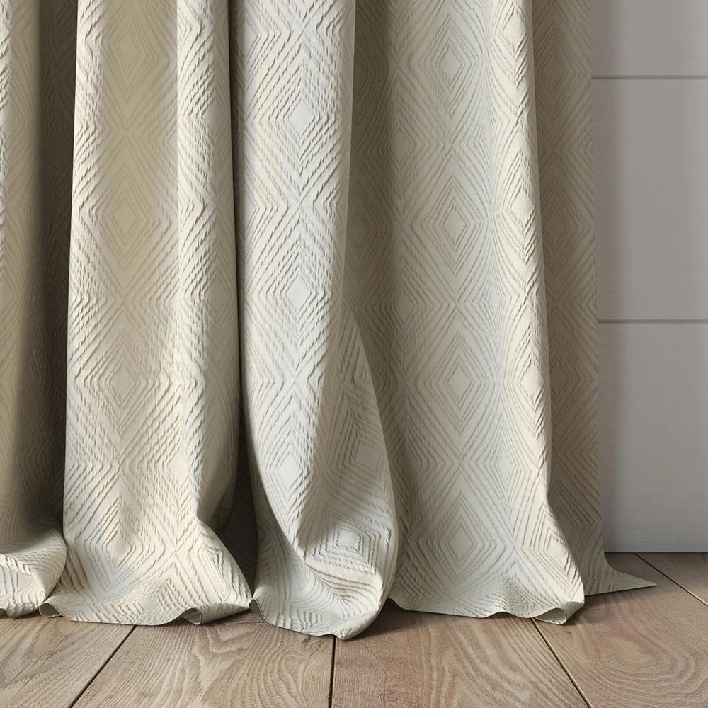 Fabric Texture Twinbru Geometric White Jacquard 2562296 (2)