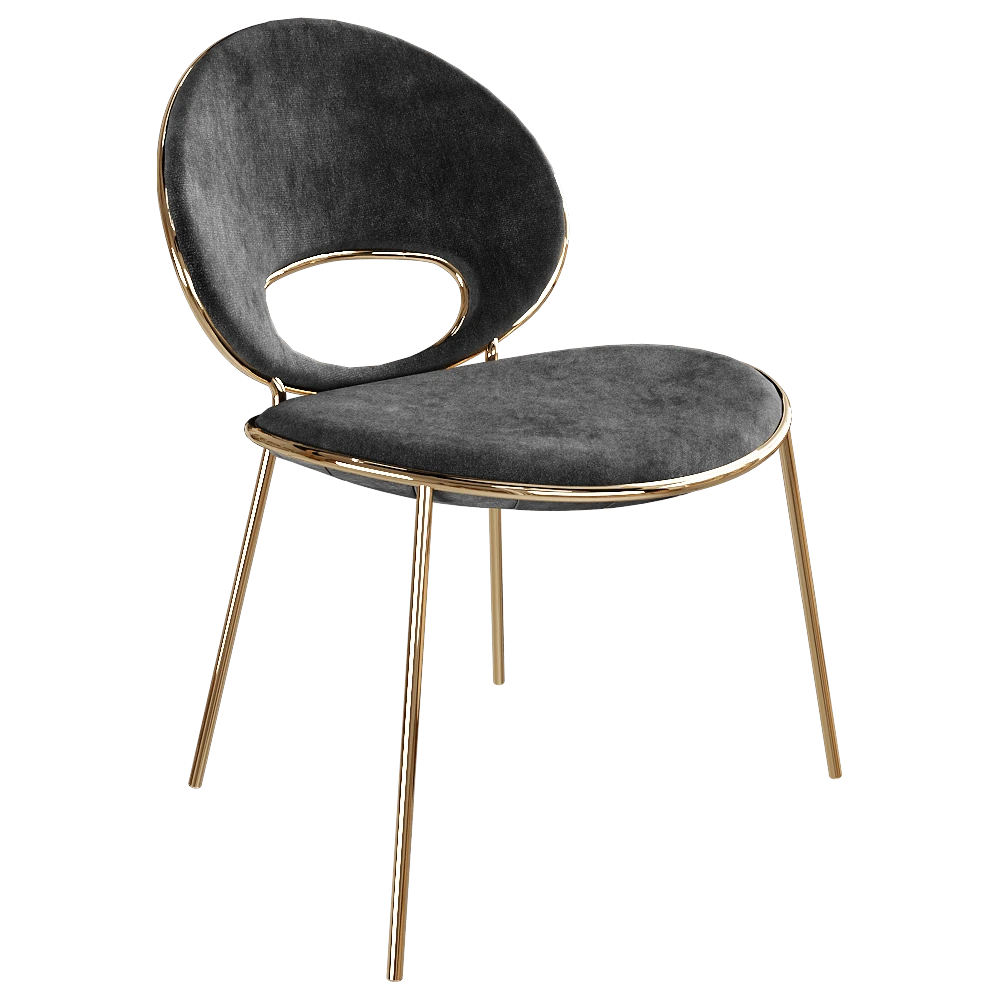 Chair ALMA de LUCE Black Pearl