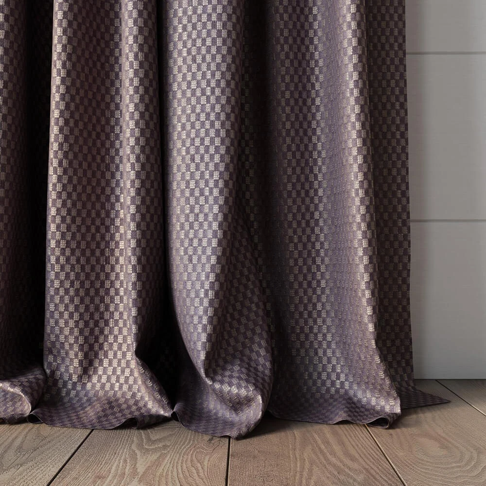 Fabric Texture Twinbru Geometric Purple Jacquard 1764016 (2)