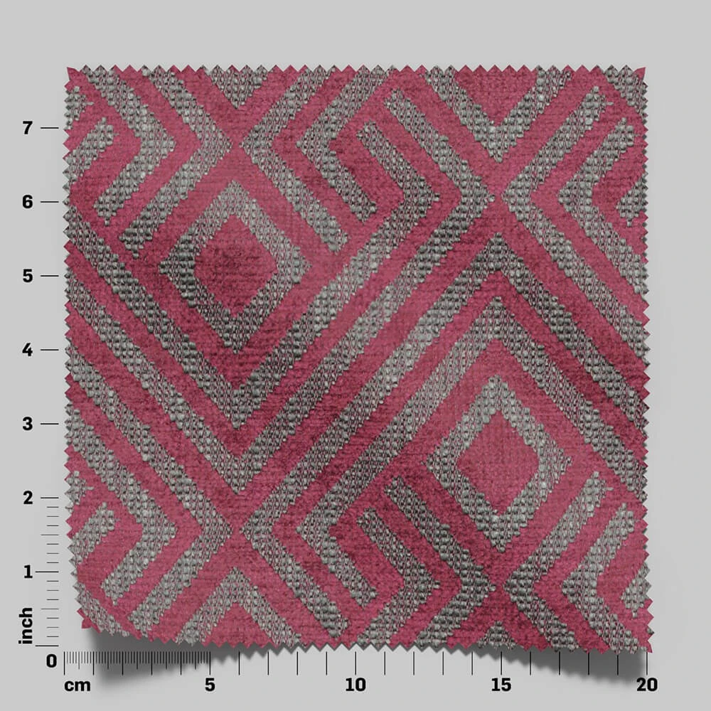 Fabric Texture Twinbru Geometric Pink 1264011 (4)