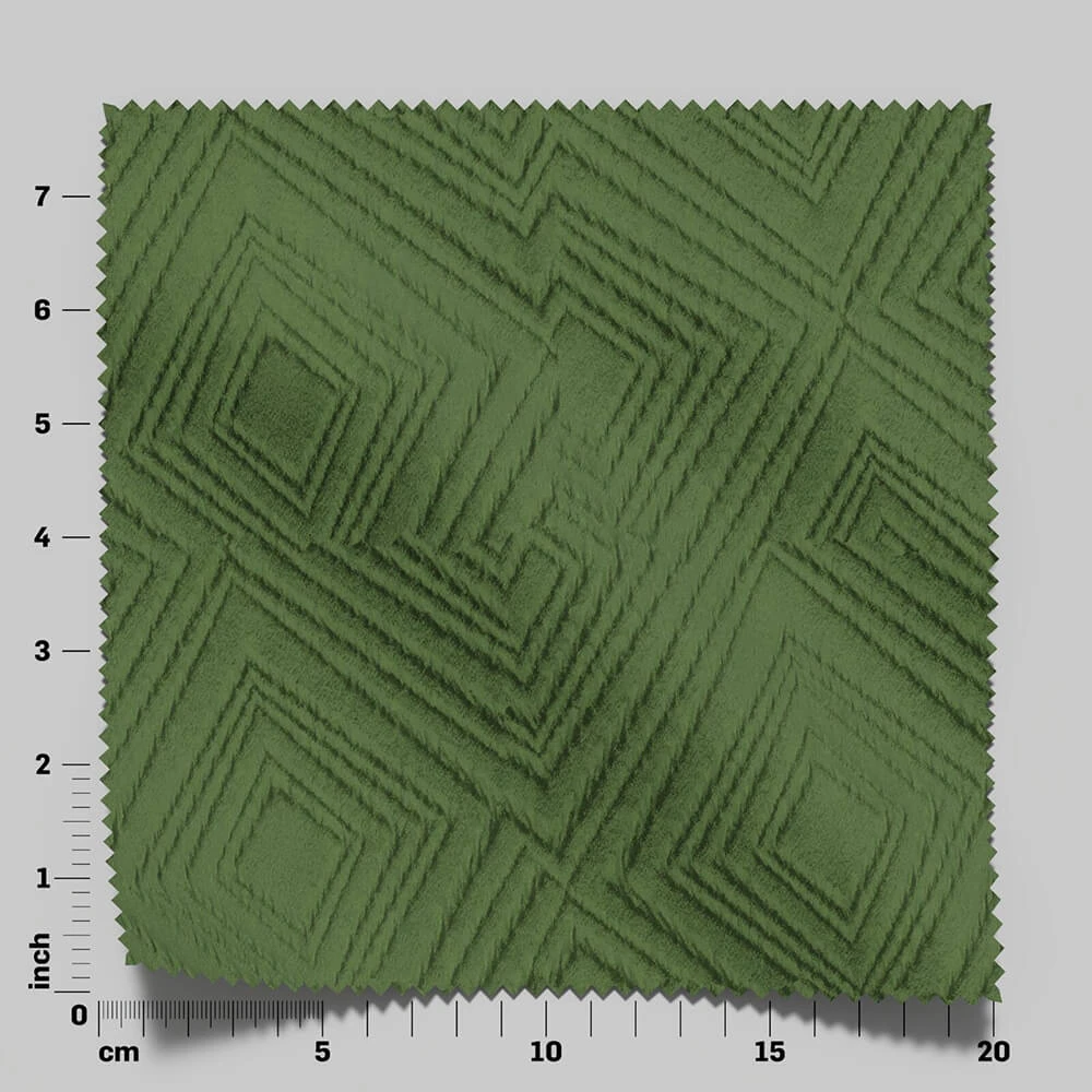 Fabric Texture Twinbru Geometric Green Jacquard 1262301 (3)