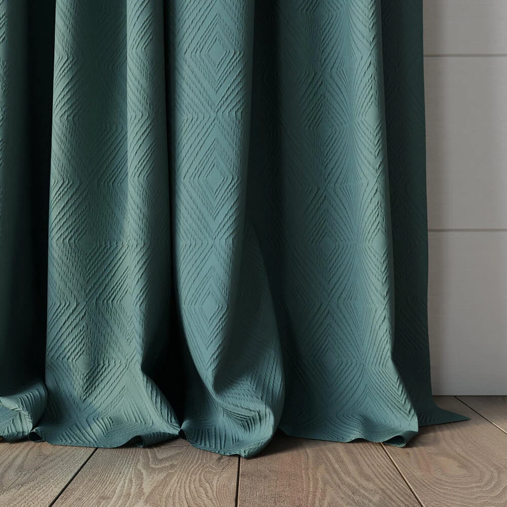 Fabric Texture Twinbru Geometric Duckegg Jacquard 1162300 (2)