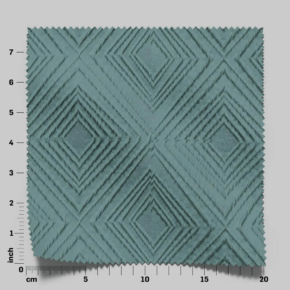 Fabric Texture Twinbru Geometric Duckegg Jacquard 1162300 (3)