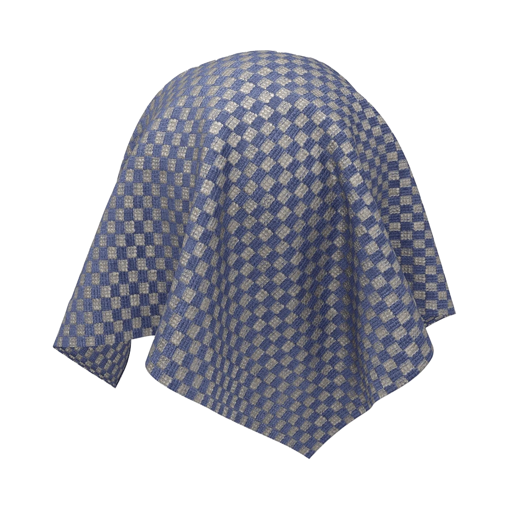 Fabric Texture Twinbru Geometric Blue Jacquard 1864017