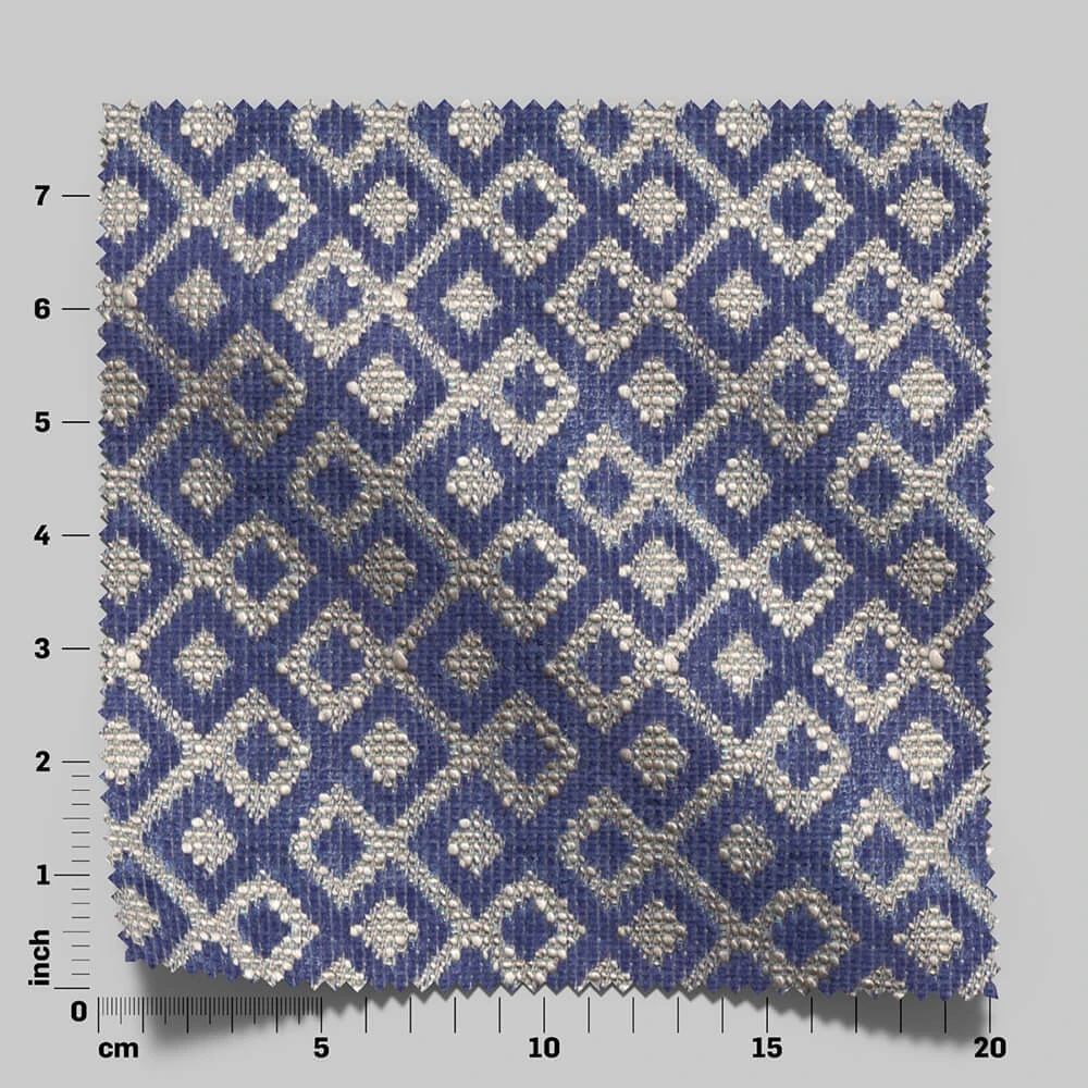 Fabric Texture Twinbru Geometric Blue Jacquard 1164001 (4)