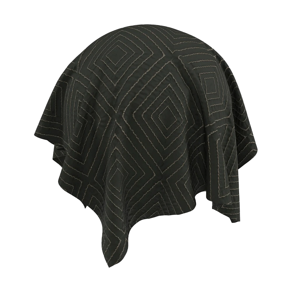 Fabric Texture Twinbru Geometric Black Jacquard 2062309