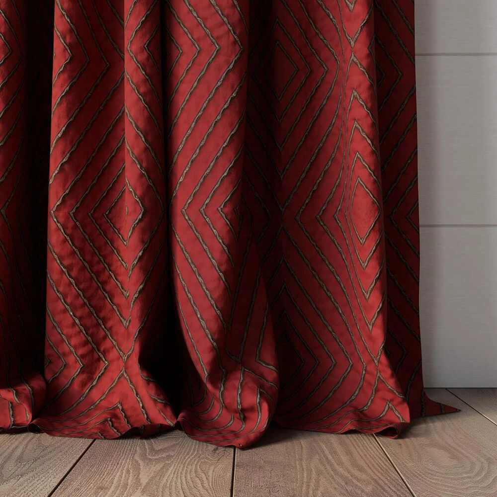 Fabric Texture Twinbru Geometric Black Jacquard 1262310 (2)
