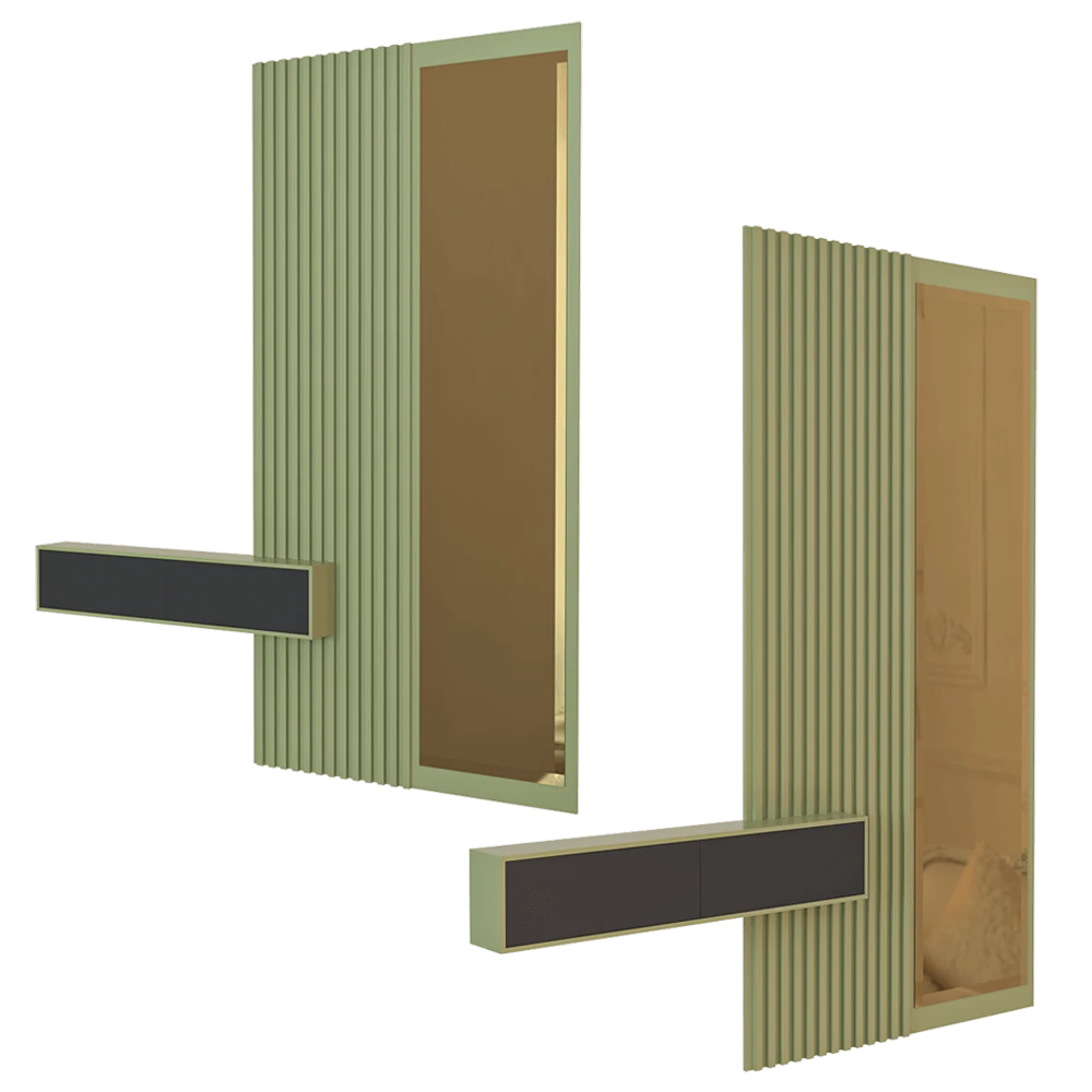 Sideboard & Chest of Drawer / 3D panel / Mirror 1