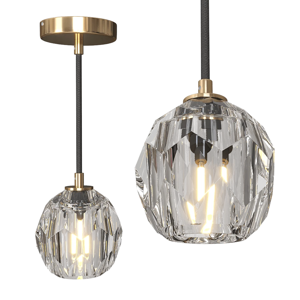 Pendant Lamp ANCARD Boule de Cristal