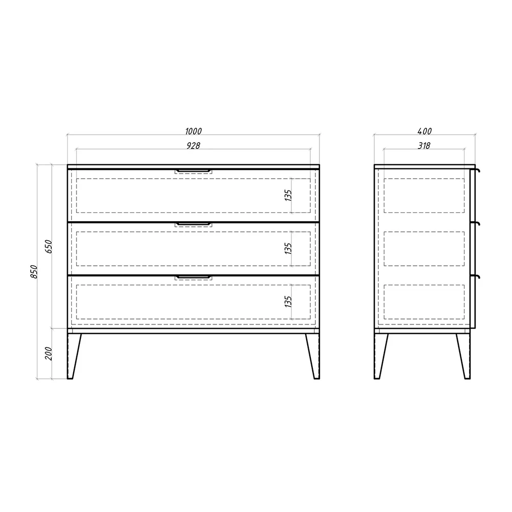 Chest of drawers Mister Room DIAMOND 23 (2)