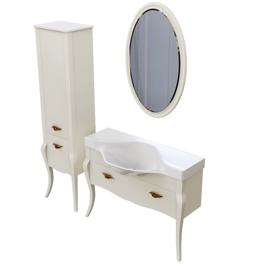 Sideboard & Chest of Drawer / Mirror / Sink 1