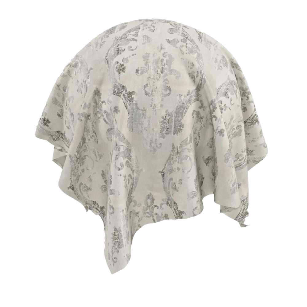 Fabric Texture Twinbru Ornamental Grey Velvet 2372473