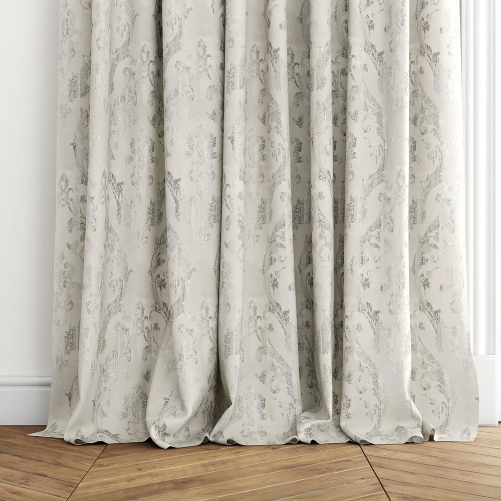 Fabric Texture Twinbru Ornamental Grey Velvet 2372473 (3)