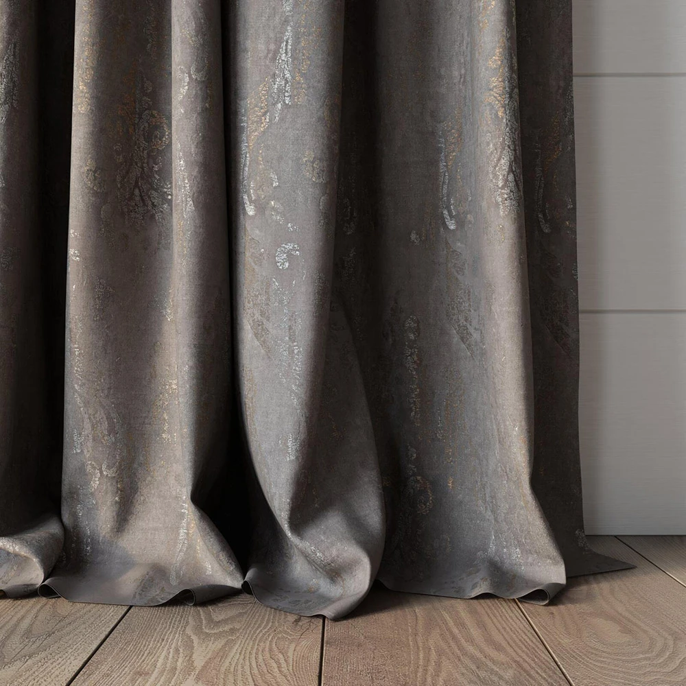 Fabric Texture Twinbru Ornamental Grey Velvet 2372476 (3)