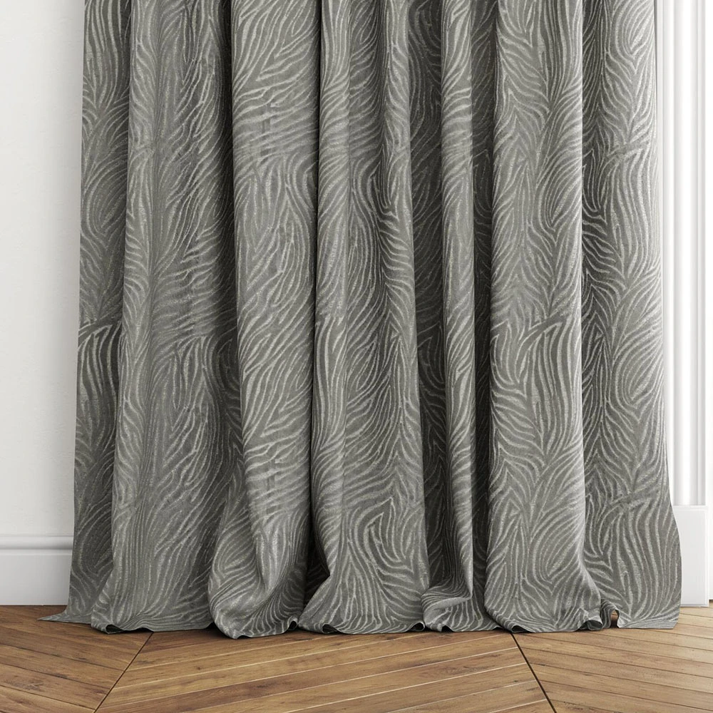 Fabric Texture Twinbru Ornamental Grey Velvet 2872478 (3)