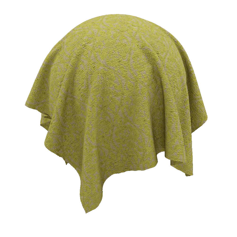 Fabric Texture Twinbru Ornamental Green Chenille 2472852