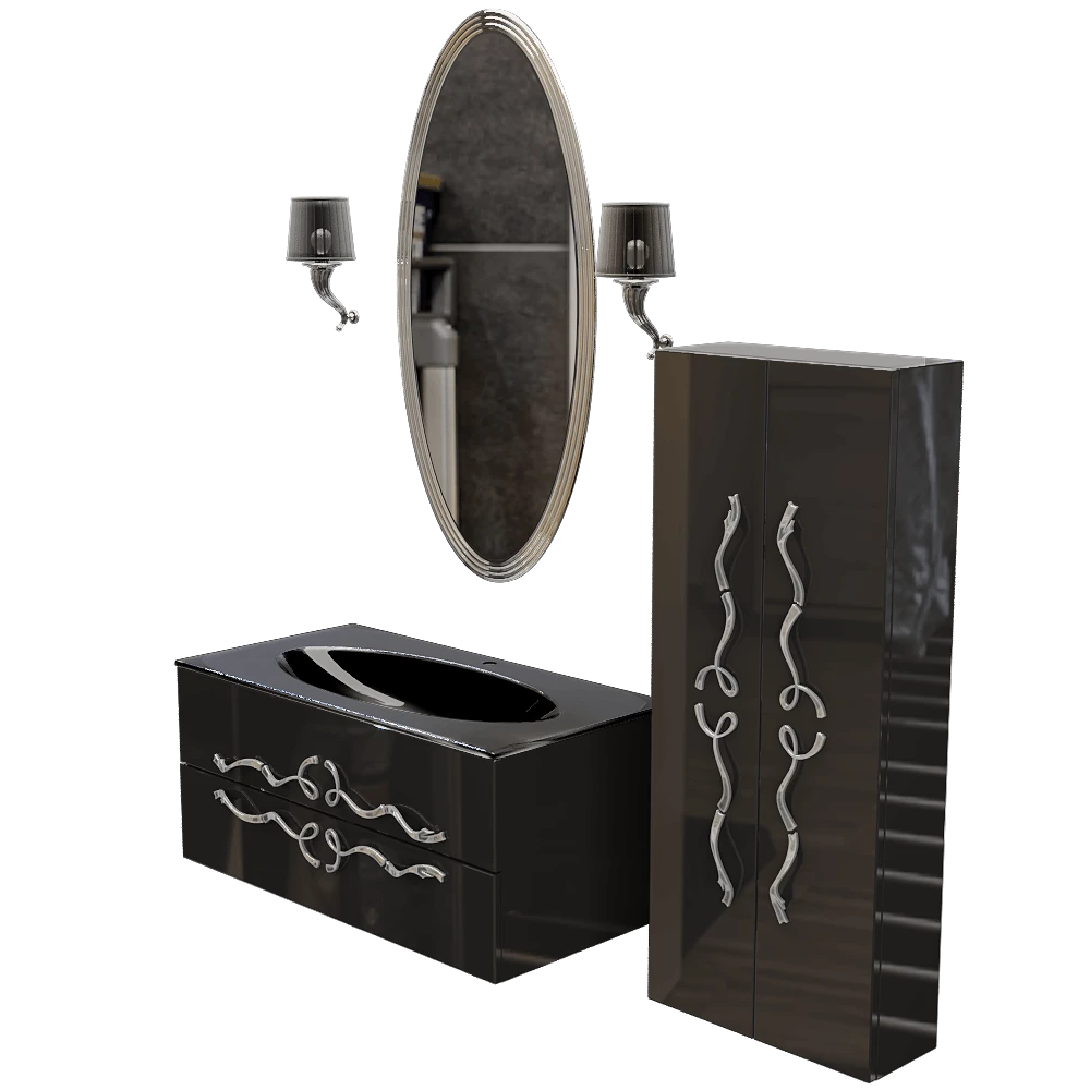 Bathroom Furniture Set Clarberg Due Amanti