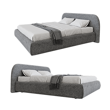 Minotti Creed bed 02 - Download the 3D Model (22754) | zeelproject.com